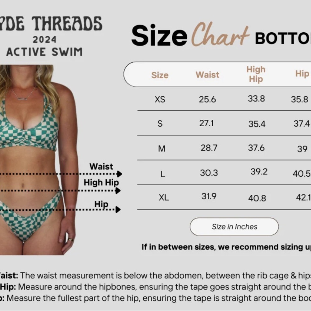 Green Geometric Bikini Brazilian Bottom Thong Back - Picture 4 of 7
